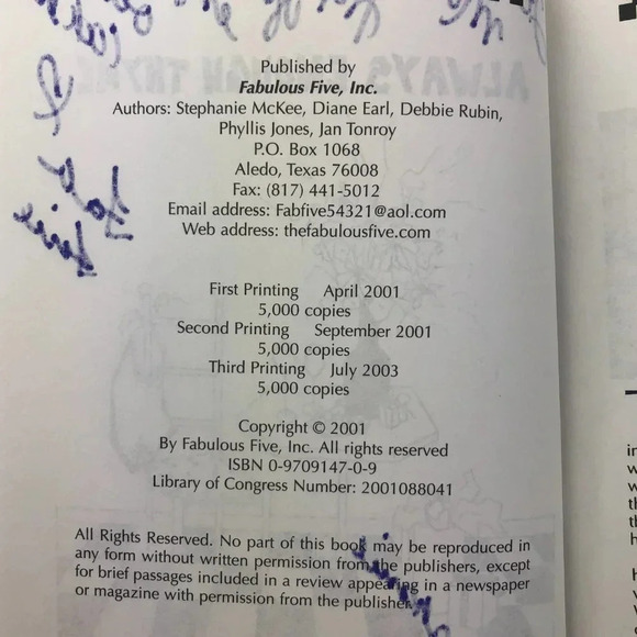 Autographed ALWAYS ENOUGH THYME cookbook 2003 - Picture 9 of 9